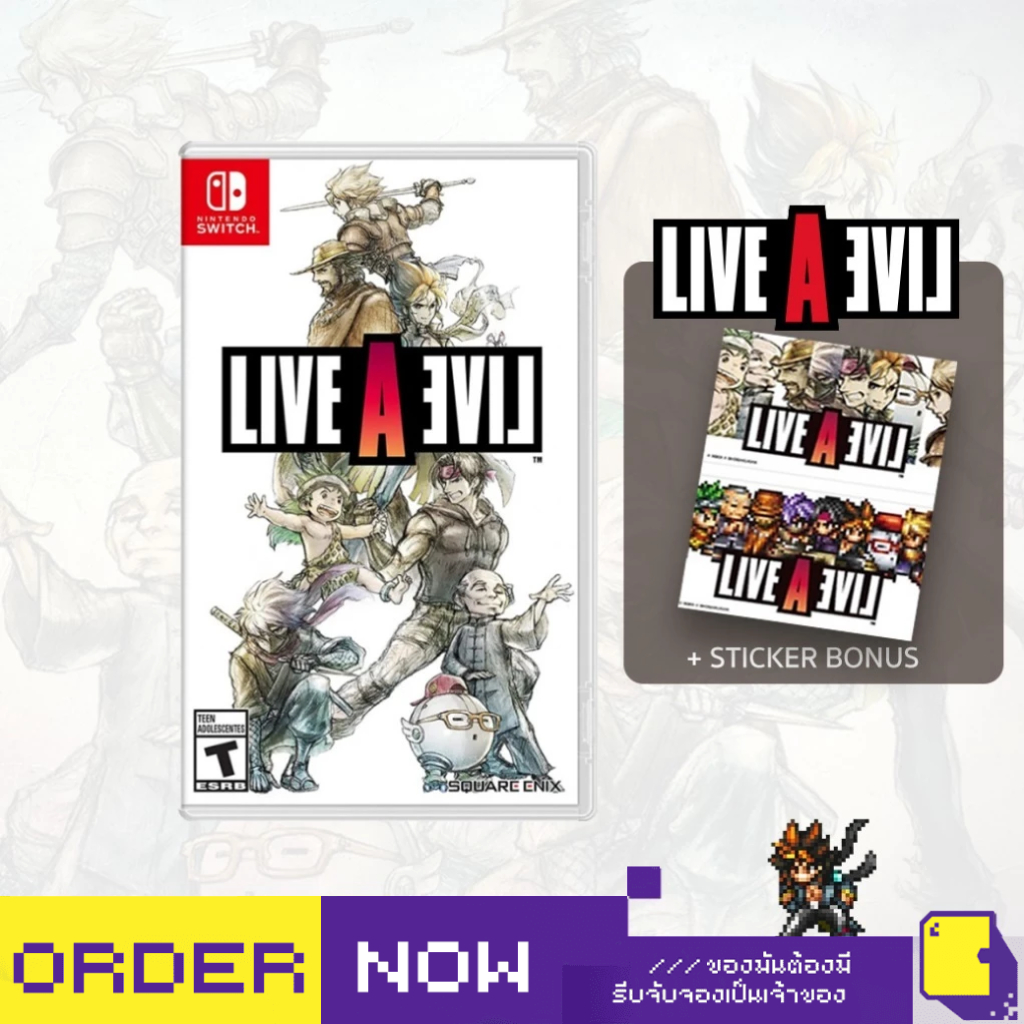 [+..••] พร้อมส่ง ผ่อน 0% | NSW LIVE A LIVE (ENGLISH) (เกม Nintendo Switch™ 🎮)