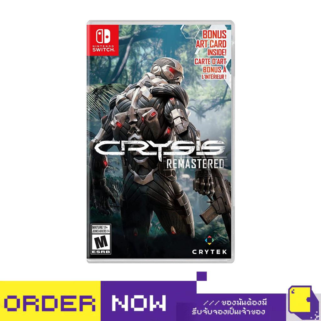 [+..••]  NSW CRYSIS REMASTERED  (เกมส์  Nintendo Switch™ 🎮)