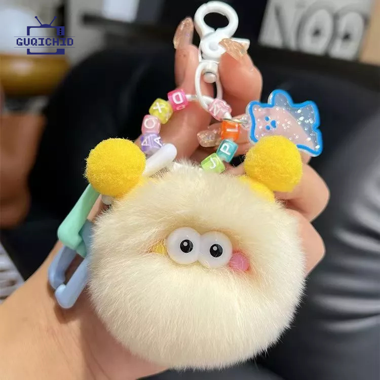 พวงกุญแจห้อยกระเป๋า จี้ตุ๊กตาขนมิ้งฟูปุย สุดน่ารัก พร้อมส่พวงกุญแจคู่รัก, แฟชั่น Diy  , กระเป๋าอุปกรณ์เสริมคนรัก Kawaii - รูปที่ 7