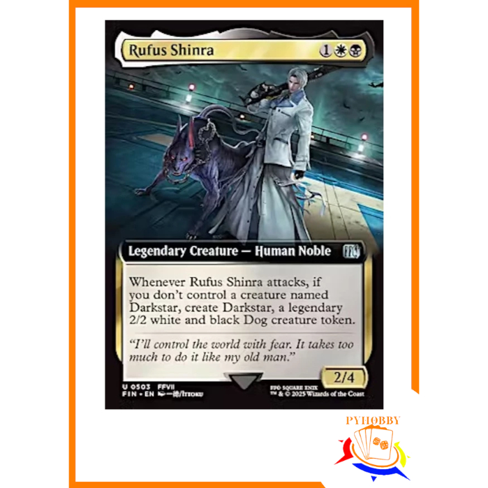 [MTG] Final Fantasy Variants: Rufus Shinra (0503 - Extended Art)