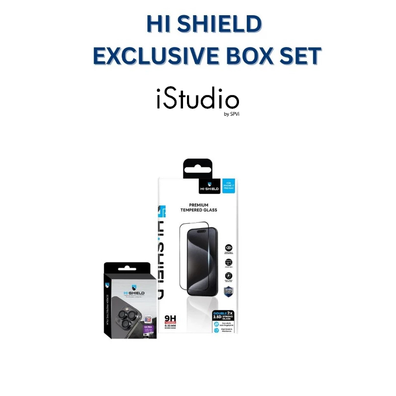 HI-SHIELD Boxset 8 [Film / Lens] สำหรับ iPhone 17 Pro / 17 Pro Max