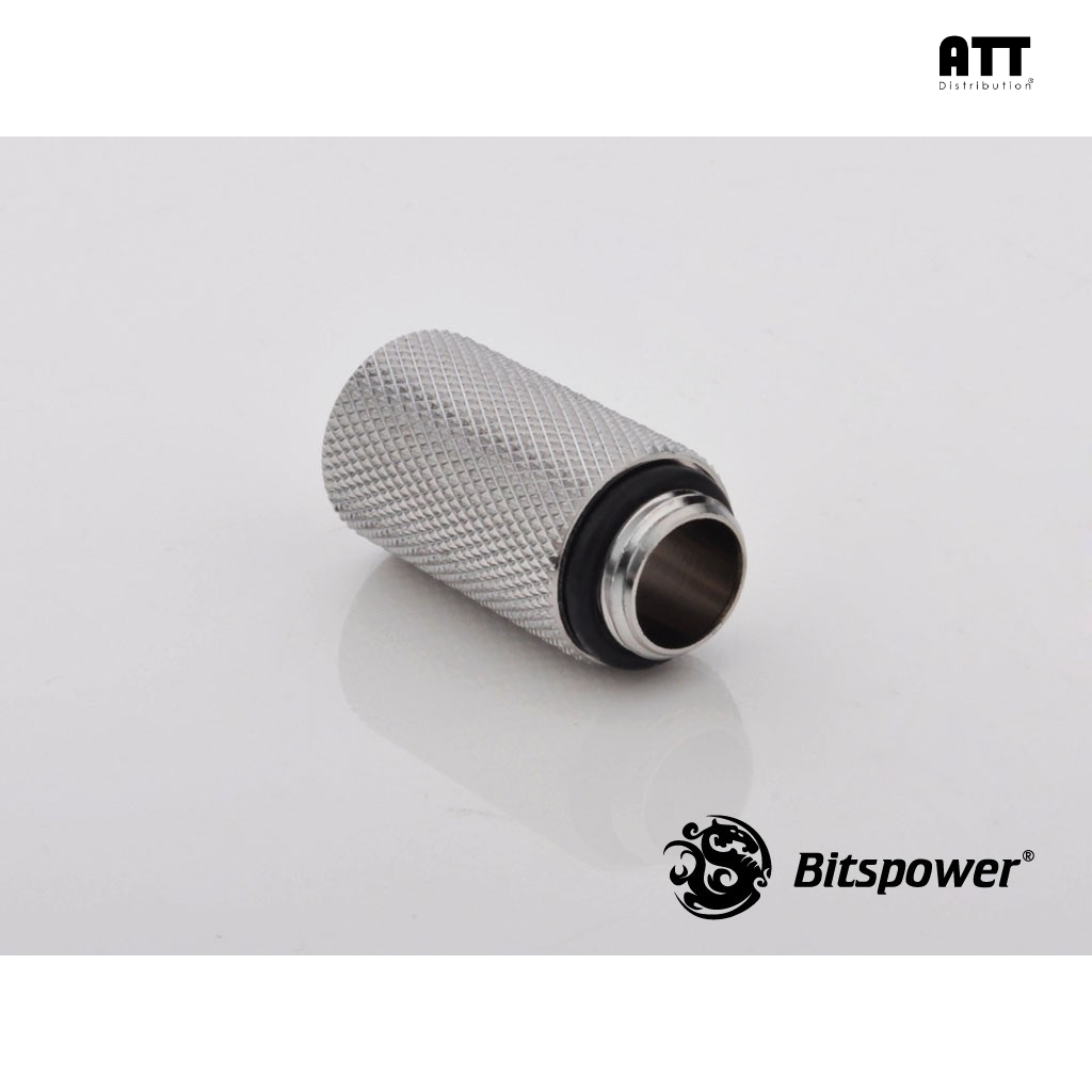 (2 PCS) G1/4" Silver Shining IG1/4" Extender-30MM
