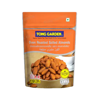 Tonggarden อัลมอนด์อบกรอบรสเค็ม 145 กรัม (ซิป)