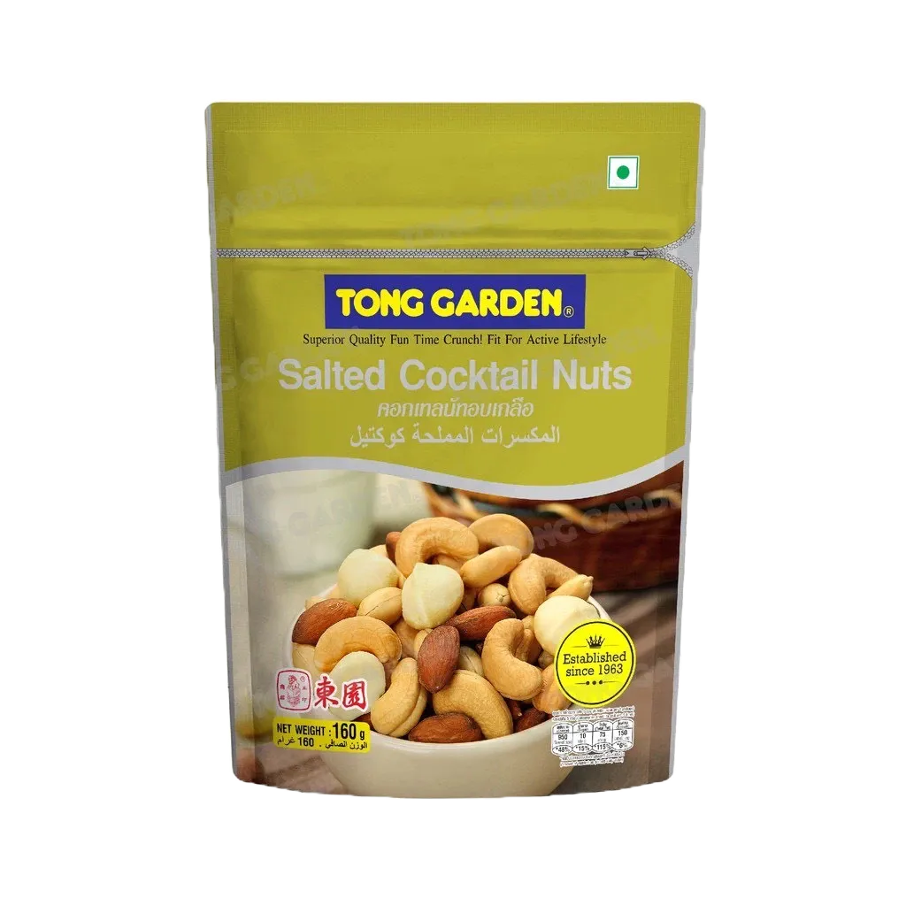 Tonggarden คอกเทลนัทอบเกลือ 160 กรัม (ซิป)