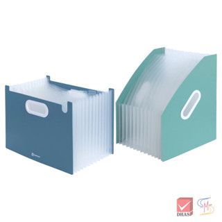 Elephant ตราช้าง กล่องเอกสารขยายฐาน 13 ช่อง คละสี จำนวน 1 ชิ…