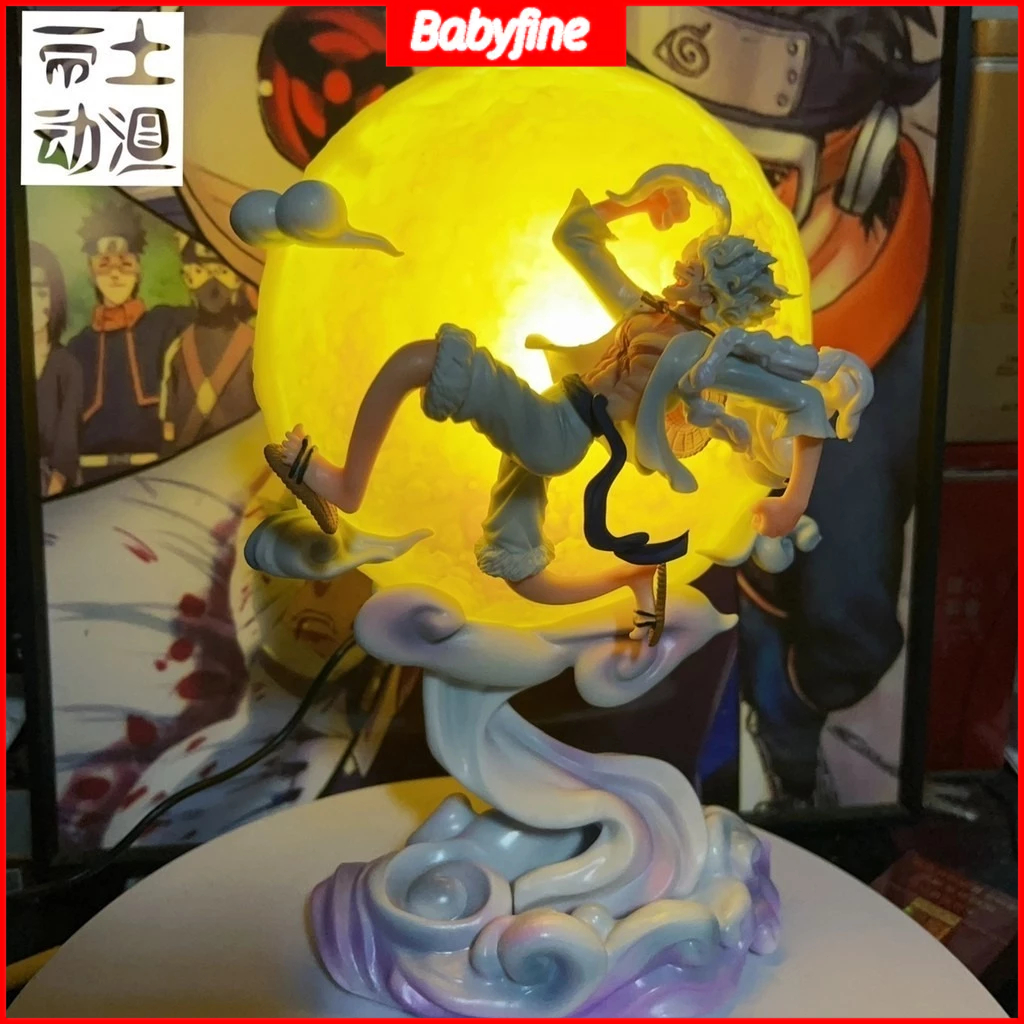 【24H COD】Luminous 28 ซม.One Piece Gear 5 Luffy Sun God Nika อะนิเมะรูปพลาสติกMoon Chasing รุ่นคอลเลกชันรูปปั้นของเล่นสํ