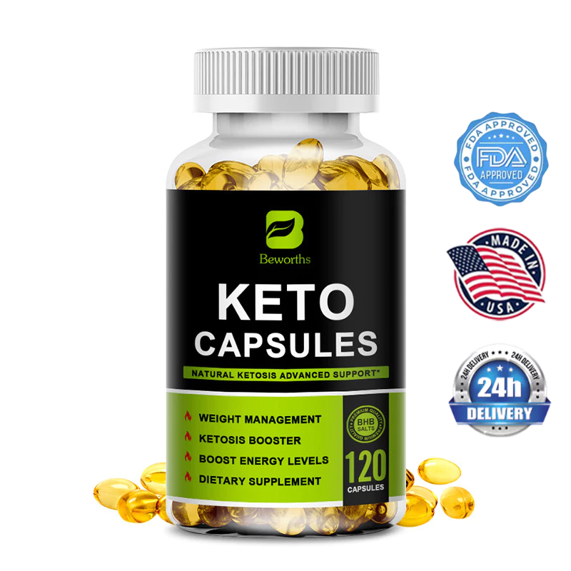 Beworths Keto Capsules ให้พลังงาน เร่งการเผาผลาญลดน้ำหนัก เสริมสร้างภูมิคุ้มกัน อาหารเสริมการยับยั้งความอยากอาหาร