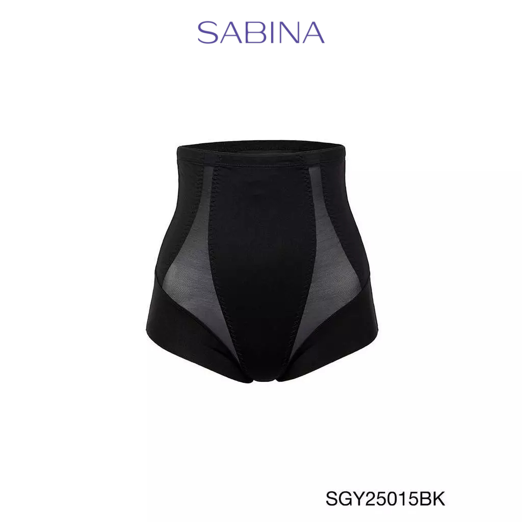 Sabina กางเกงกระชับสัดส่วนเอวสูง Medium Support รหัส SGY25015BK - สีดำ