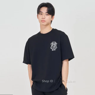 คอตตอน 100%🌐All-over Oversized-fit✮เสื้อยืดM☆L☆B☆T-shirt ของแท้★𝓝ew×𝖄ork×𝔂ankees✮เสื้อยืด แบบยูนิเซ็กส์