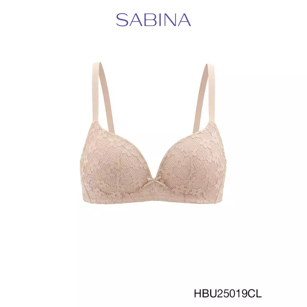 Sabina Habpy Pretty Perfect Level 1 เสื้อชั้นใน  ไร้โครง รหัส HBU25019CL - สีเนื้ออ่อน
