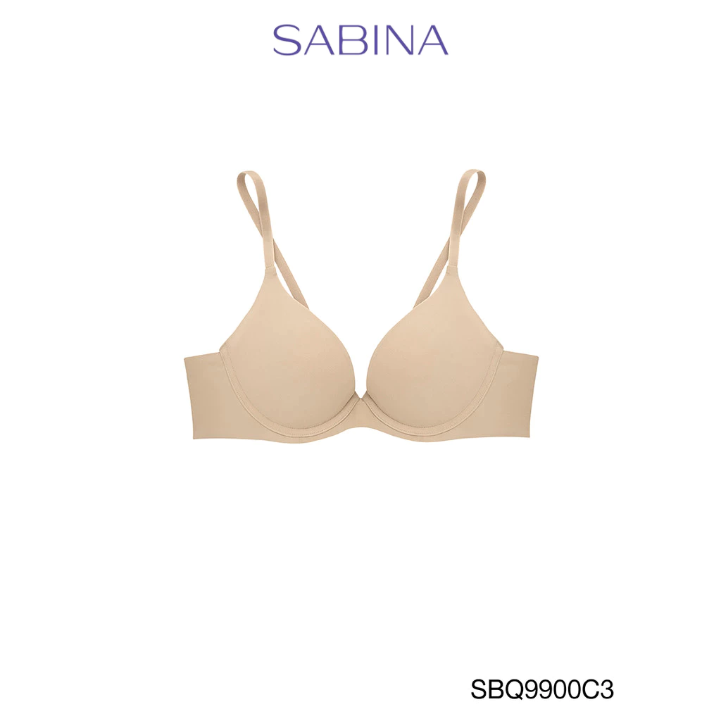 Sabina เสื้อชั้นใน มีโครง รุ่น TWENTY FIVE รหัส SBQ9900C3 สีเนื้อเข้ม