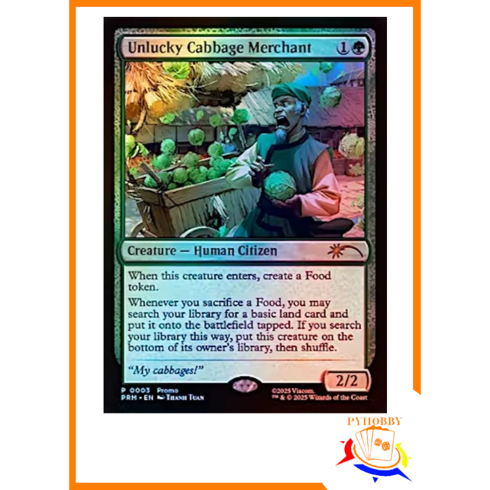 [MTG] Promotional: Unlucky Cabbage Merchant (Standard Showdown Foil)