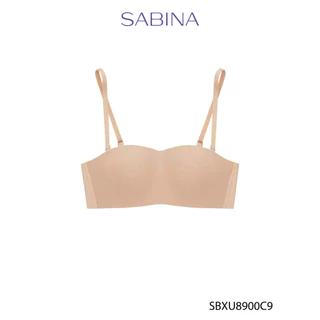 Sabina Pretty Perfect Level 1 เสื้อชั้นใน เกาะอก ไร้ตะเข็บ ไร้โครง รหัส SBXU8900C9 - สีเนื้อ