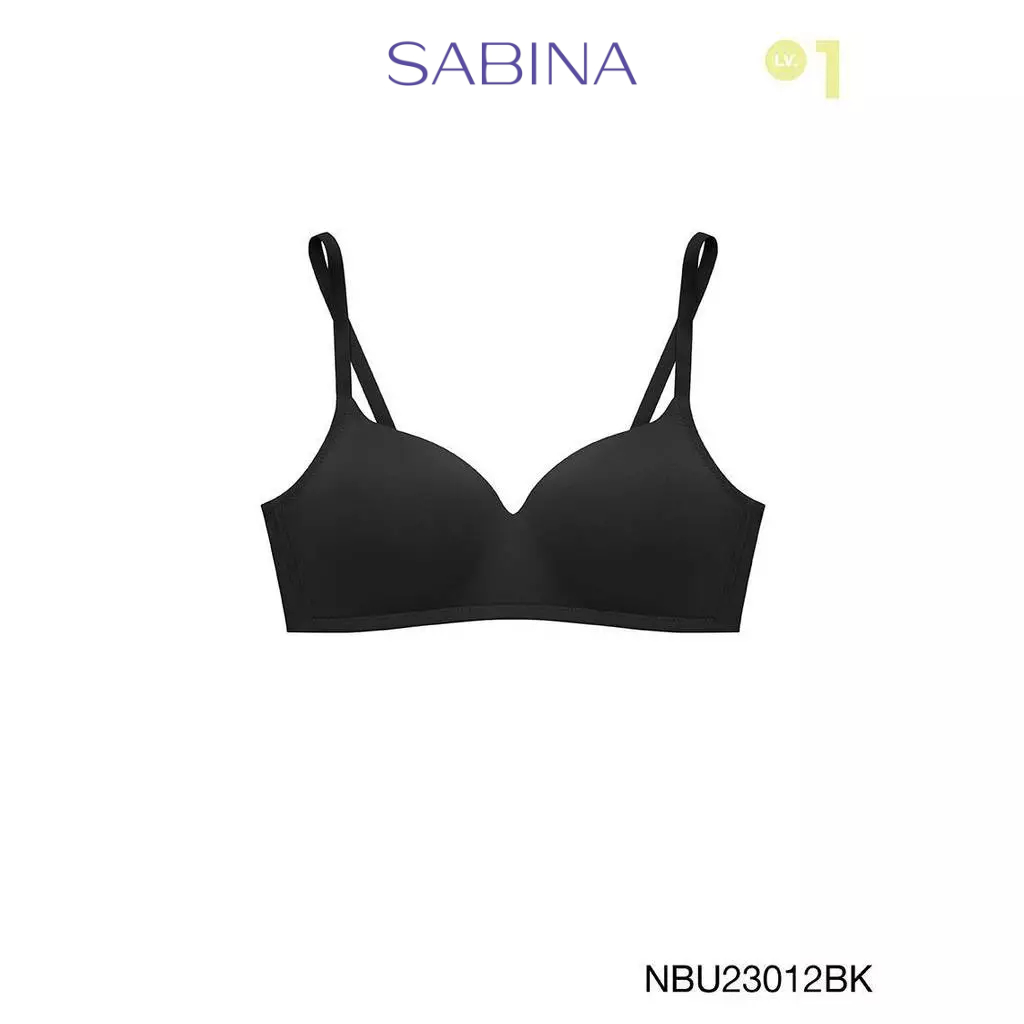 [Online Exclusive]  Sabina Pretty Perfect Level 1 เสื้อชั้นใน  ไร้โครง รหัส NBU23012