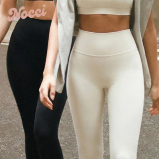 Nocci กางเกงโยคะผู้หญิง เอวสูง ทรงเข้ารูป ผ้านุ่ม แห้งไว มีก…