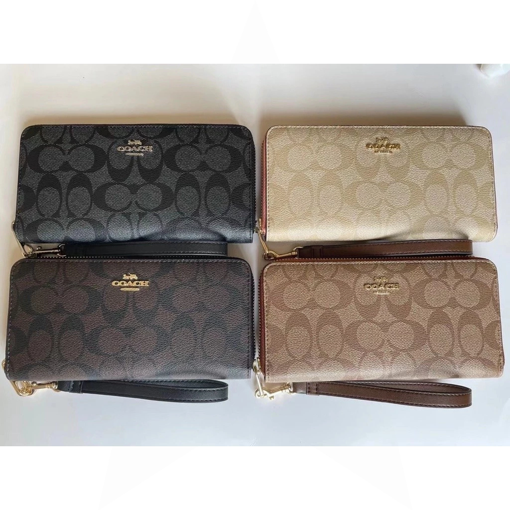 Wallet C4452 กระเป๋าสตางค์ผู้หญิง กระเป๋าสตางค์ซิปยาว U14R35E8