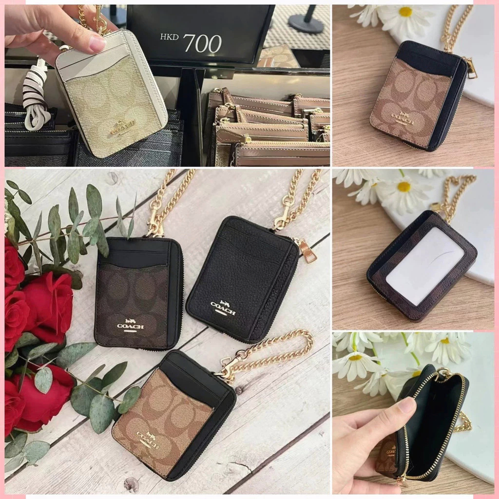 Zip Card Case C0058 กล่องใส่การ์ด ช่องซิป ผู้หญิง ช่องเสียบการ์ดหลายช่อง Z77V58X3