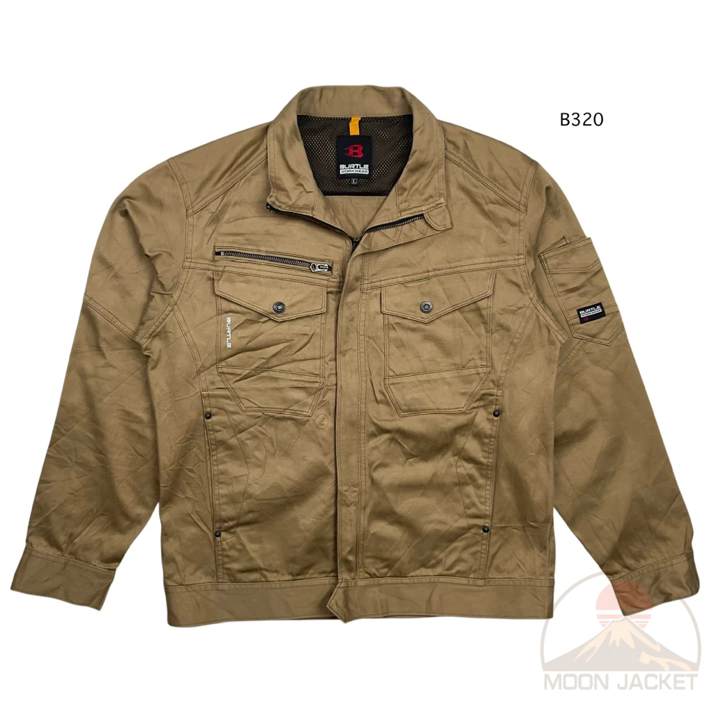 เสื้อแจ็คเก็ต ทรงช่าง Burtle Workwear Size L