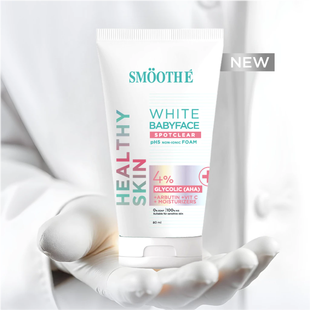 [ใหม่!] Smooth E White Babyface Spotclear ไวท์โฟมไม่มีฟอง รีเซ็ตผิวฉ่ำโกลว์ 40 / 80 / 140 / 180 ml