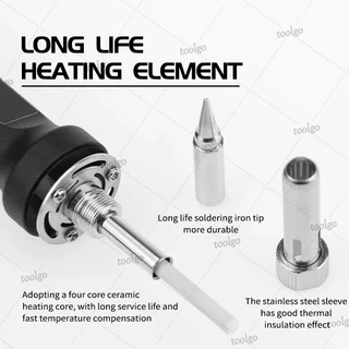 หัวแร้งบัดกรี 100W ปรับอุณหภูมิได้ จอLCD หัวแร้งไฟฟ้า เครื่องเชื่อมDigital display Soldering Iron