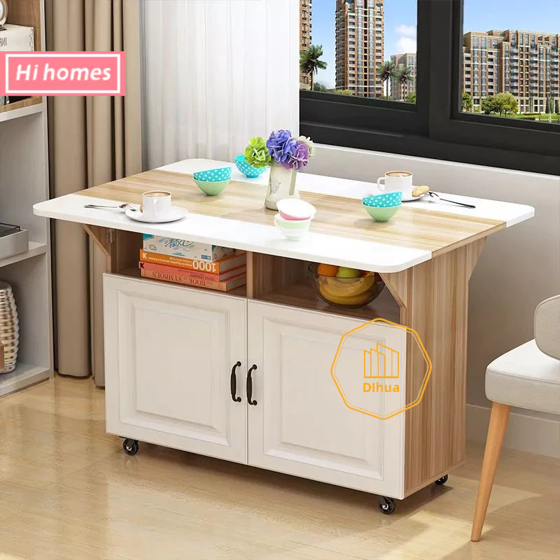 Hi homes- โต๊ะพับ โต๊ะรับประทานอาหารแบบเคลื่อนย้ายได้ของใช้ในครัวเรือน