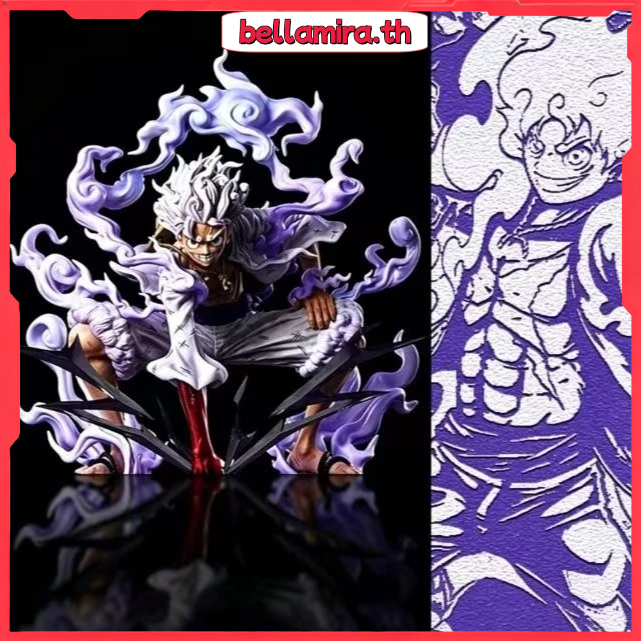 【24H COD】โมเดลฟิกเกอร์ อนิเมะวันพีช ลูฟี่ พระอาทิตย์ตก เทพเจ้า 5 21 ซม. 5th PVC ของเล่น ของสะสม สำหรับเด็ก พร้อมส่ง