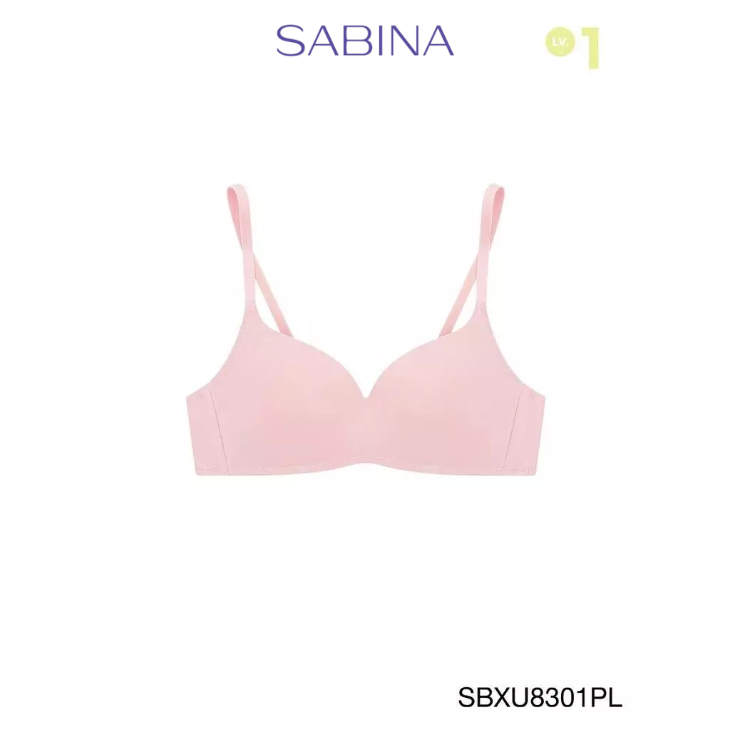 Sabina Pretty Perfect Level 1 เสื้อชั้นใน  ไร้โครง รหัส SBXU8301