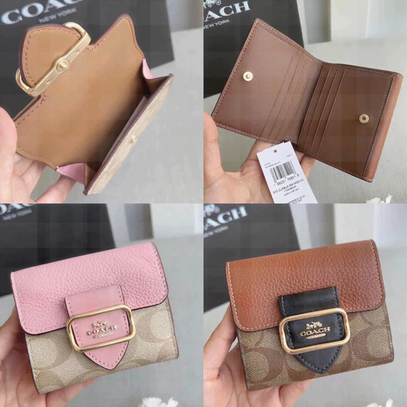 Women Short Wallet CF472 กระเป๋าสตางค์ กระเป๋าสตางค์ใบเล็ก ช่องใส่การ์ดหลายช่อง 9C5O3AC6H