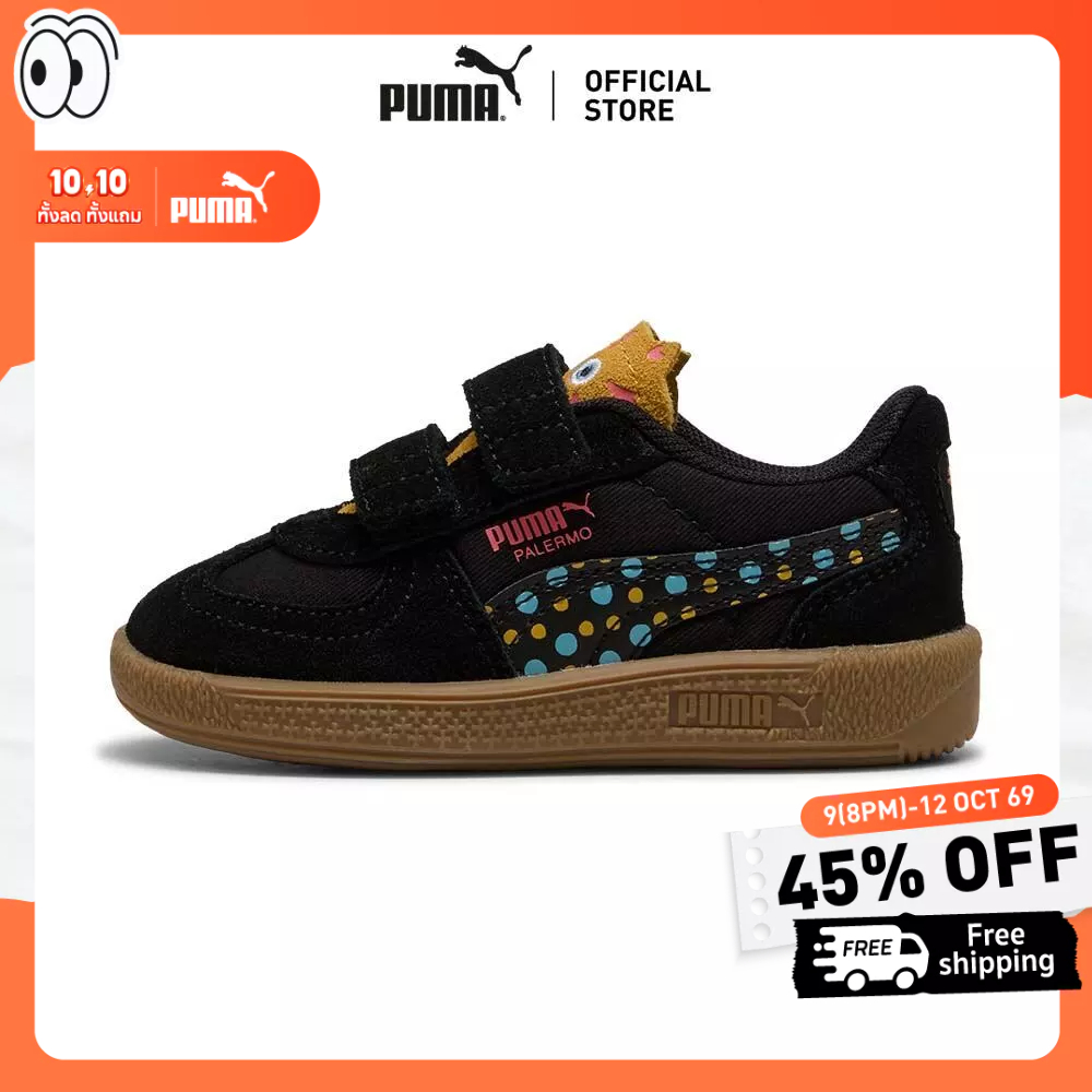 PUMA حذاء أطفال Palermo Moody Cat — أسود — صورة 2