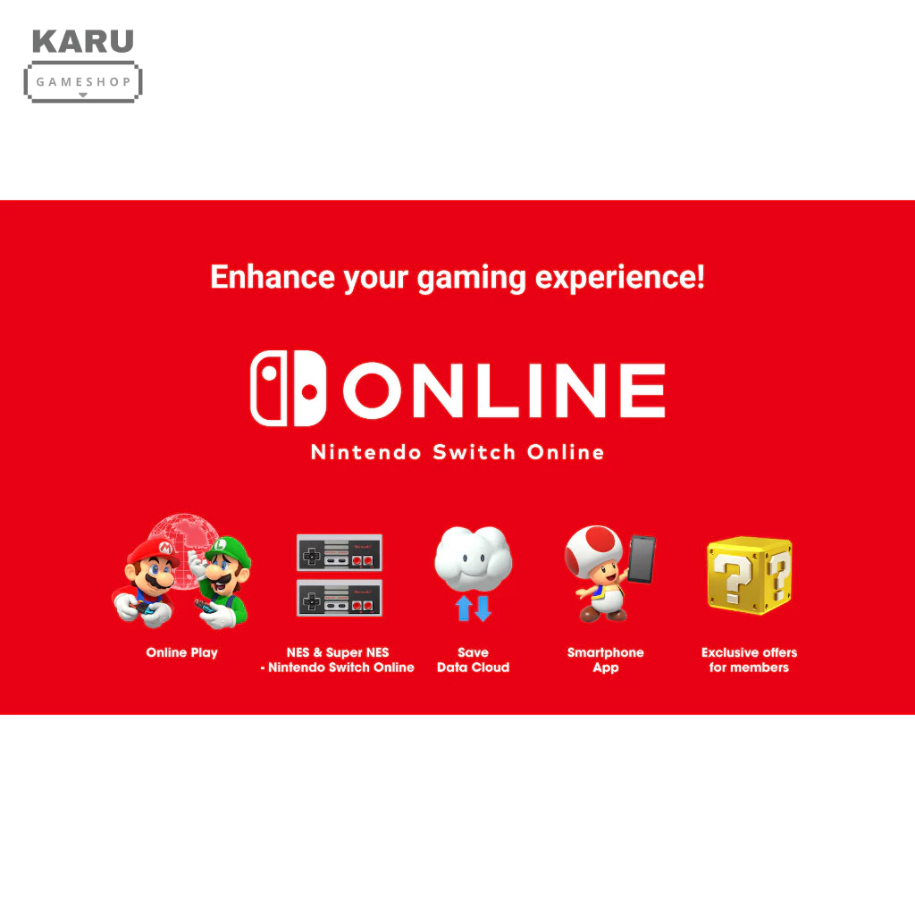 [พร้อมส่ง] มือ 1 โค้ด Nintendo Switch Online รายบุคคล : 3 เดือน / 12 เดือน โซนญี่ปุ่น