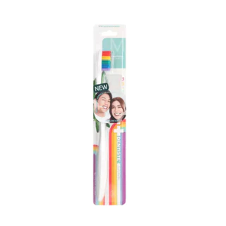 [ใหม่!] Dentiste' Pride Brush Limited Edition Size M 0.125 mm. (Rainbow) แปรงสีฟันขนนุ่ม ขนแปรงเรียวเล็ก ซอกซอนล้ำลึก