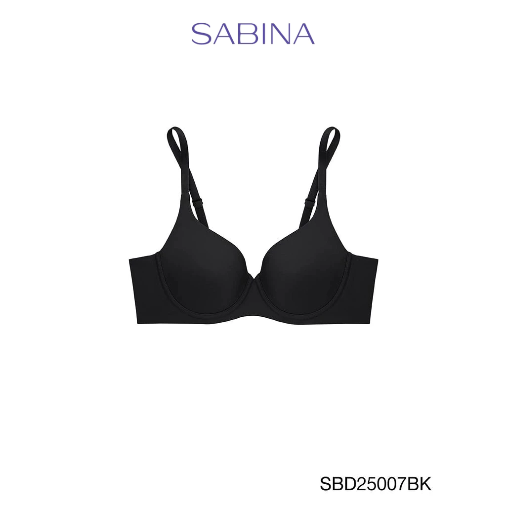 Sabina Perfect Bra Level 1 เสื้อชั้นใน มีโครง รหัส SBD25007BK - สีดำ