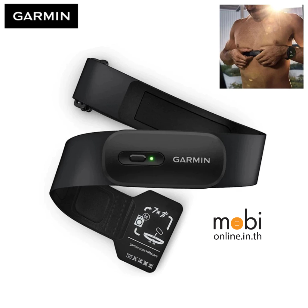 Garmin Acc, HRM-200, [XS-S / M-XL] - สายรัดวัดอัตราการเต้นหัวใจ รับประกันศูนย์ไทย1