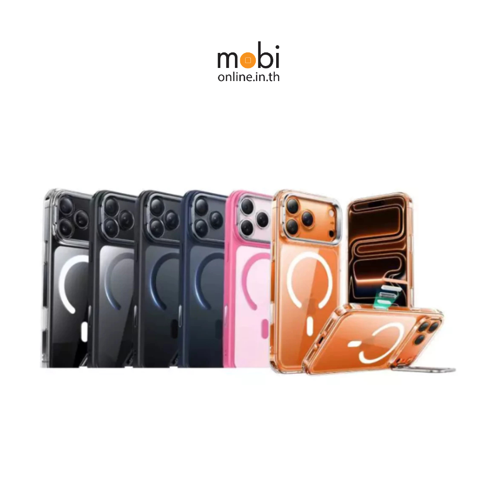 ESR รุ่น Classic Hybrid Case with Stash Stand (Camera Control Button) เคสสำหรับ iPhone 17 / 17 Air / 17 Pro / 17 Pro max