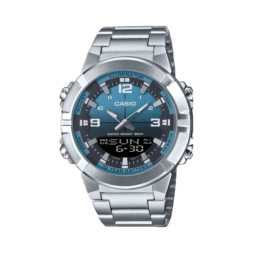 Casio นาฬิกาข้อมือผู้ชาย รุ่น AMW-870DA-2A2VDF Men's Watch