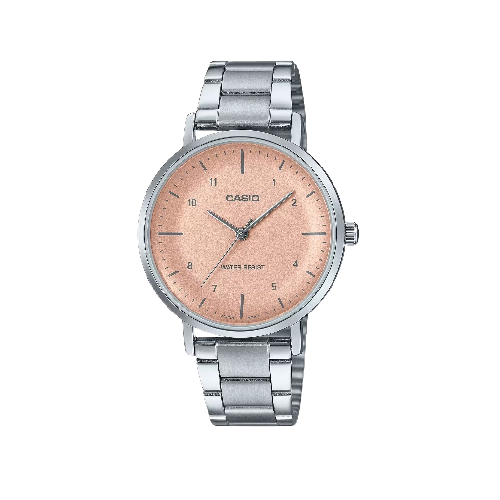 Casio นาฬิกาข้อมือผู้หญิง รุ่น LTP-VT03D-4BDF Lady watch Quartz