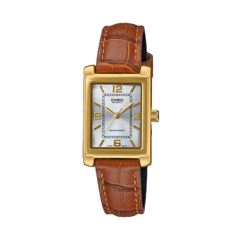 Casio นาฬิกาข้อมือผู้หญิง LTP-1234GLL-7ADF Lady watch Quartz