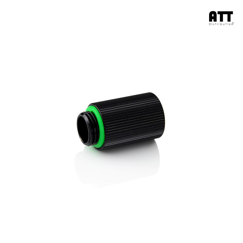 (2 PCS.) Bitspower G1/4" IG1/4" Extender Fitting - 25MM (Glorious Black)