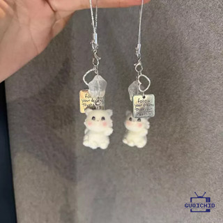 น่ารักเรซิ่น แห่กัน ลูกสุนัขโทรศัพท์มือถือโซ่เชือกเส้นเล็ก3D…