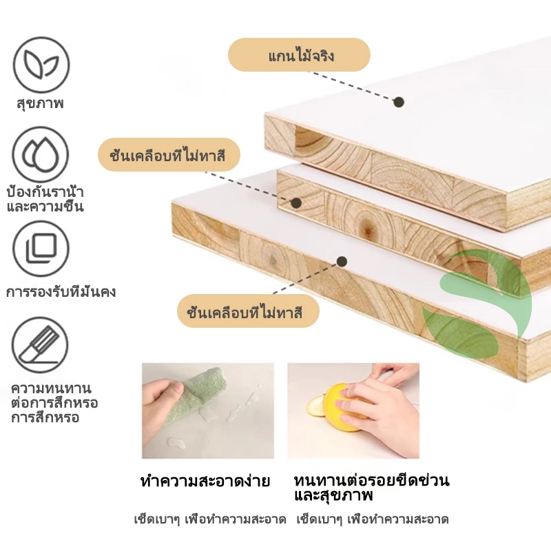 ตู้เก็บของ ตู้ไซด์บอร์ด หลายชั้นเก็บจานชาม กันฝุ่นและกันแมลง ตู้เก็บของในครัว - รูปที่ 3