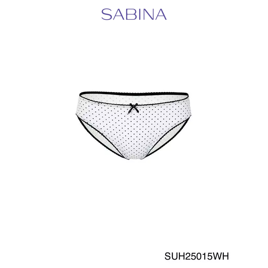 Sabina Soft Doomm  กางเกงในทรงบิกินี่ รหัส SUH25015WH - สีขาว