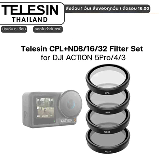 Telesin CPL+ND8/16/32 Filter Set for DJI ACTION 5Pro/4/3