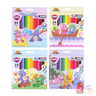 Master Art มาสเตอร์อาร์ต สีไม้ ดินสอสีไม้ แคร์แบร์ 24 สี รุ่นซุปเปอร์ไบรท์ (คละลาย) จำนวน 1 กล่อง