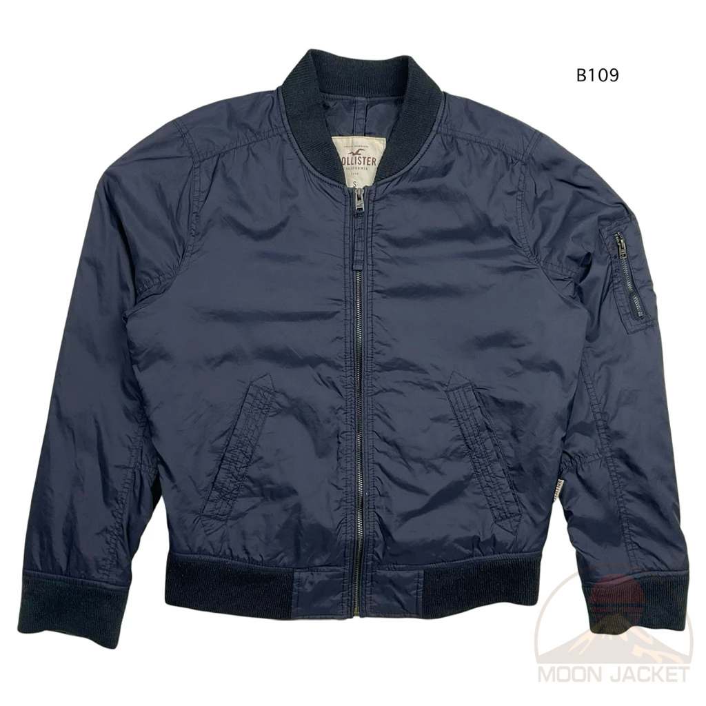 เสื้อเเจ็กเก็ต Hollister ผ้าร่ม บุใยสังเคราะห์กันหนาวบางๆ Size S