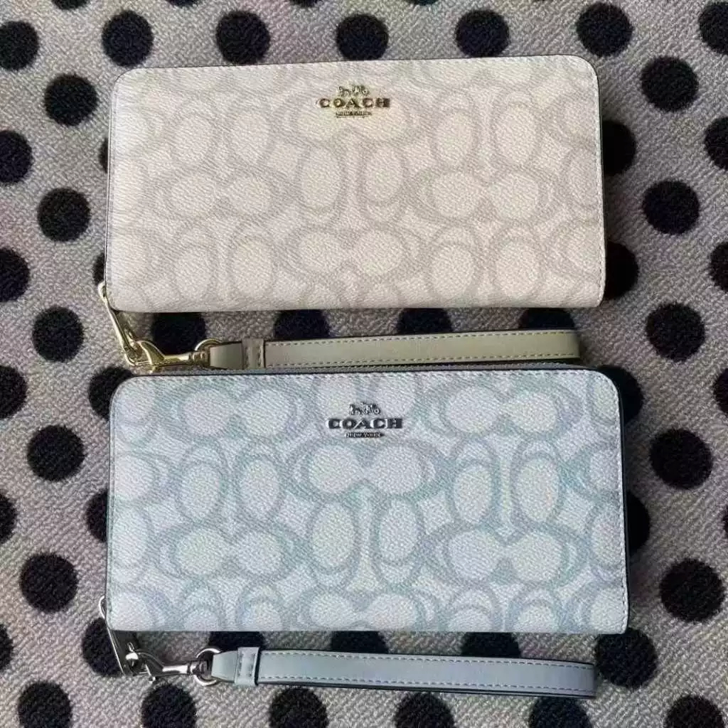 Long Wallet CB002 กระเป๋าสตางค์ยาว กระเป๋าสตางค์ ผู้หญิง ซิป พร้อมสาย K32C85Y9