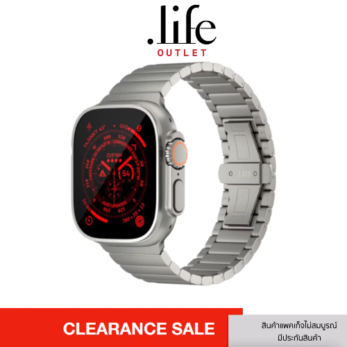 Just Mobile Watch Band with Premium Grade 2 Titanium and DLC