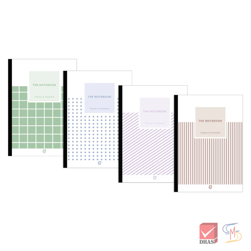 Elephant ตราช้าง สมุดบันทึก สมุดโน๊ต B5 70G 60S F-104 คละสี จำนวน 1 เล่ม