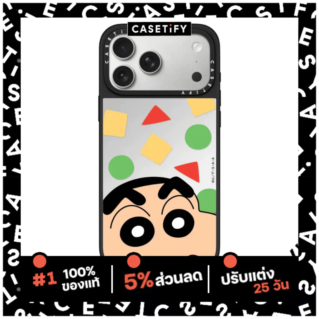 CASETiFY | Crayon Shinchan Face Case [Crayon Shinchan] #For iPhone Samsung #แท้