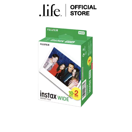 FUJI แผ่นฟิล์มอินสแตนท์ Instax Wide Film (10x 2 pcs.) By Dotlife