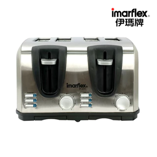 IMARFLEX_29 เครื่องปิ้งขนมปัง 4 แผ่น สแตนเลส IF-374